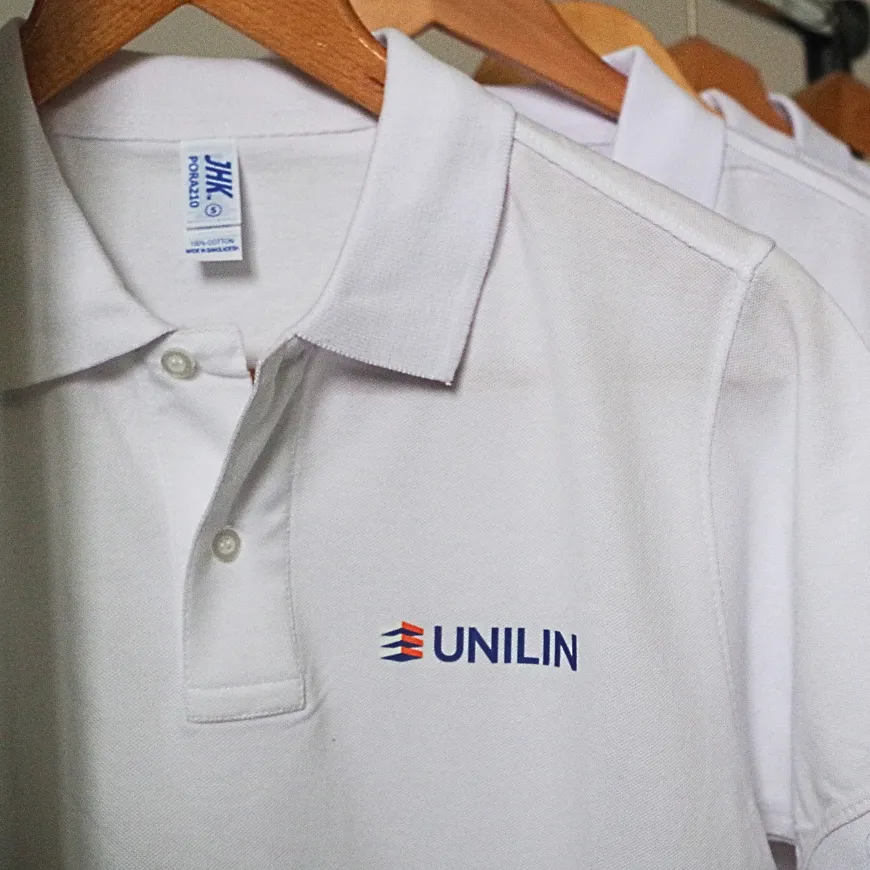 Polo réalisé pour Unilin.